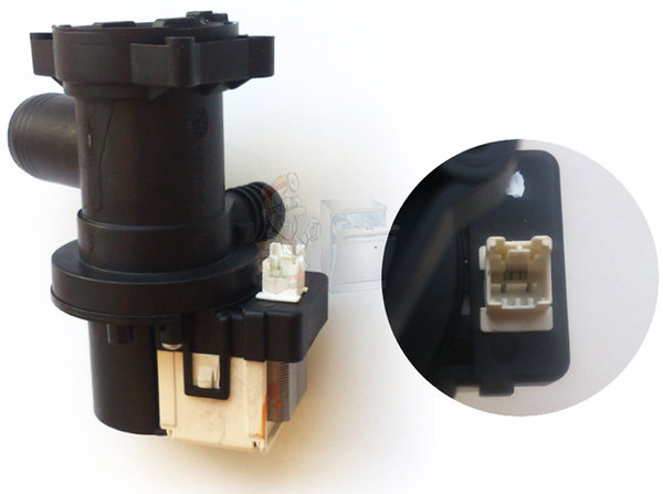 Laugenpumpe Pumpe 30W passend für Waschmaschine Bauknecht Ersatzteil Nr. 481010584942