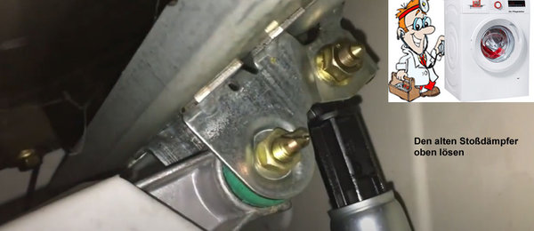 2 Stück Stoßdämpfer SUSPA TYP 12 120 N passend für Waschmaschine Miele Ersatzteil Nr. 4500826