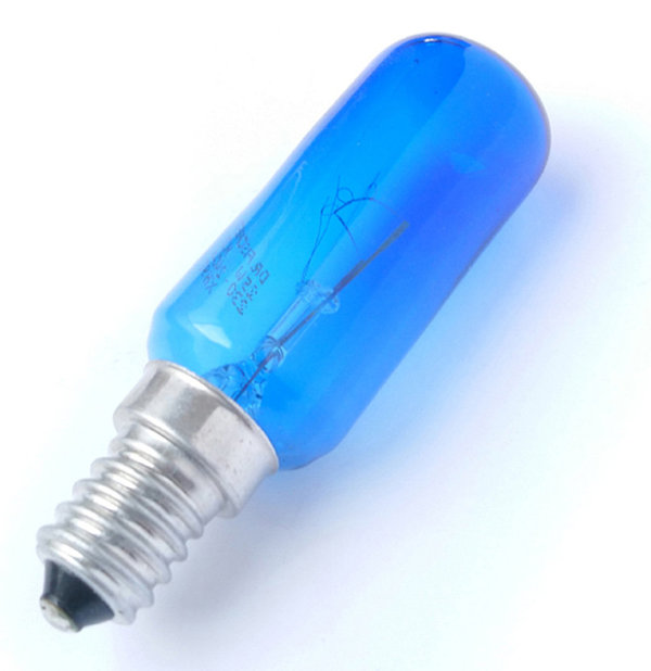 Lampe 25 W E14 blau passend für Kühlschrank Bosch Siemens Ersatzteil Nr. 00612235 612235