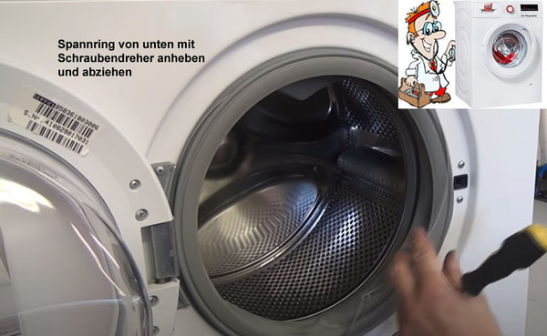 Türdichtung Türmanschette passend für Waschmaschine Bauknecht Ersatzteil Nr. 481246068633