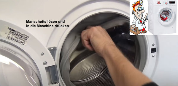 Türdichtung Türmanschette passend für Waschmaschine Bauknecht Ersatzteil Nr. 481246068633