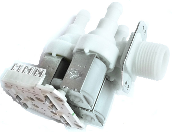 Magnetventil Ventil 3-fach passend für Waschmaschine Miele WPS Ersatzteil-Nr. 4035200